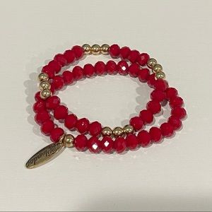 Red and Gold Plunder Bracelet set